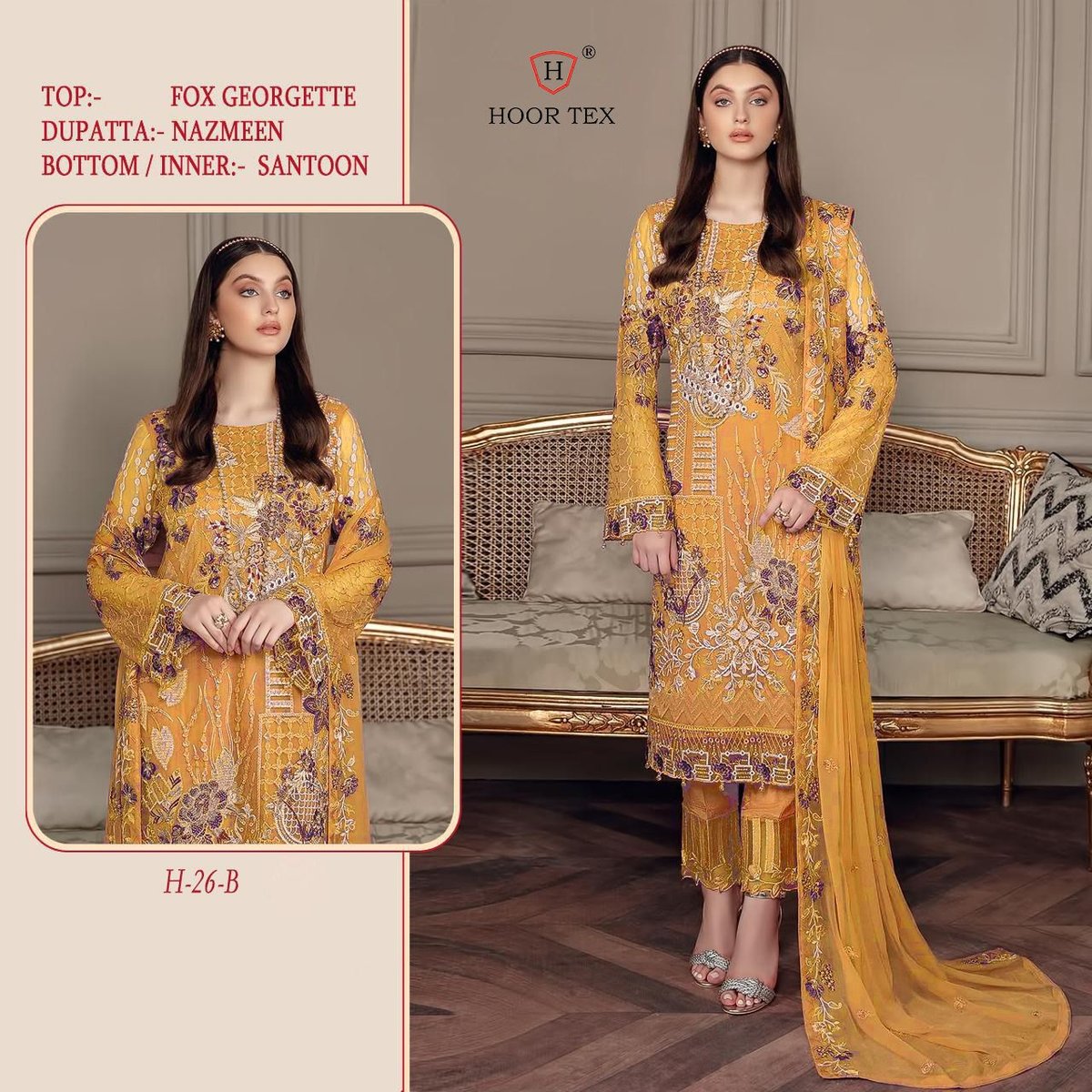 Hoor Tex Color Vol-5 H-26 Colors 3