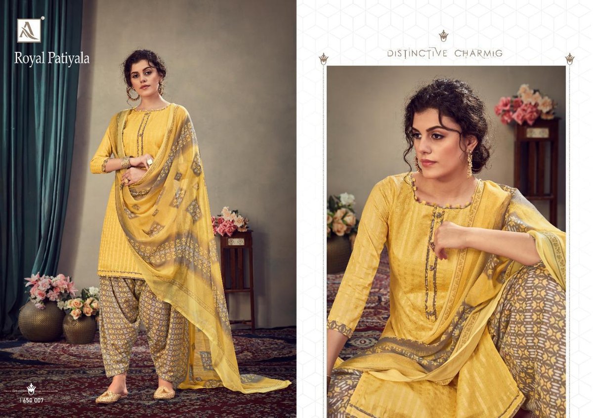 Alok Suit Royal Patiyala 650-001-650-010 Series 7