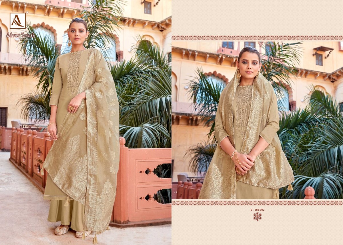 Alok Suits Silver Touch 565-001-565-008 Series 2