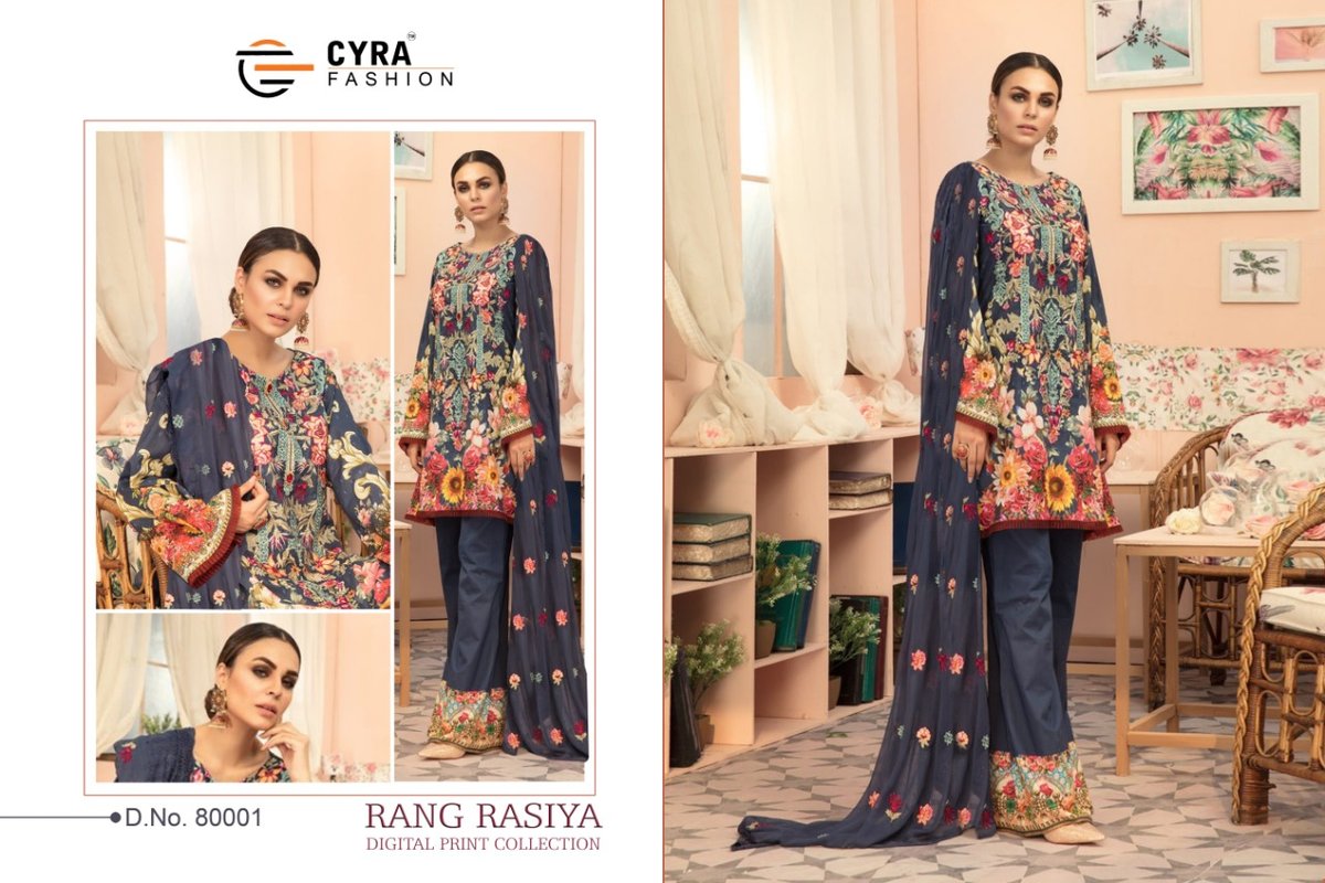 Cyra Fashion Rang Rasiya 80001-80002 Series 1