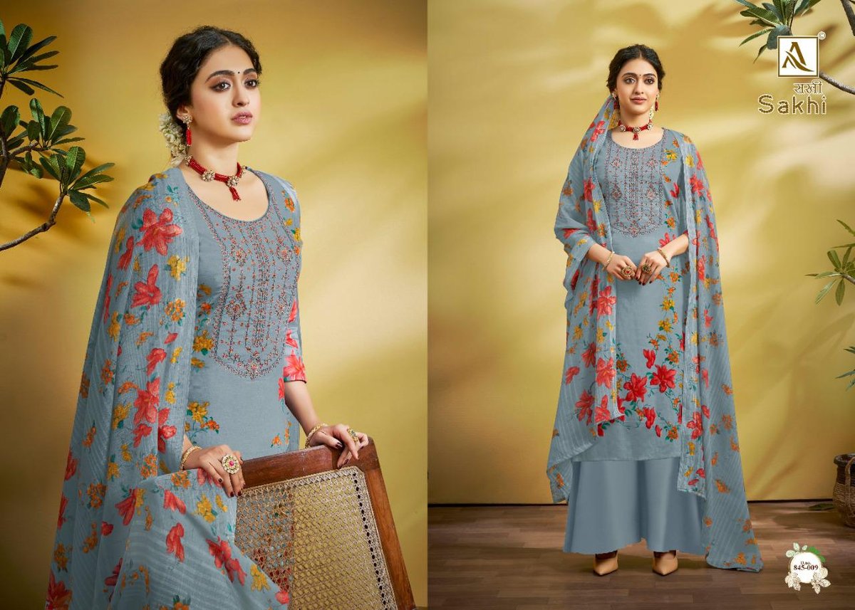 Alok Suits Sakhi 845-001 to 845-010 Series 9
