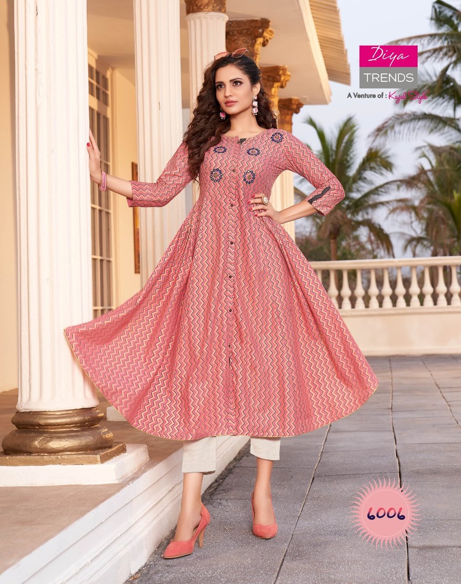 Diya Trendz Ethnic City Vol-6 6001-6010 Series 6