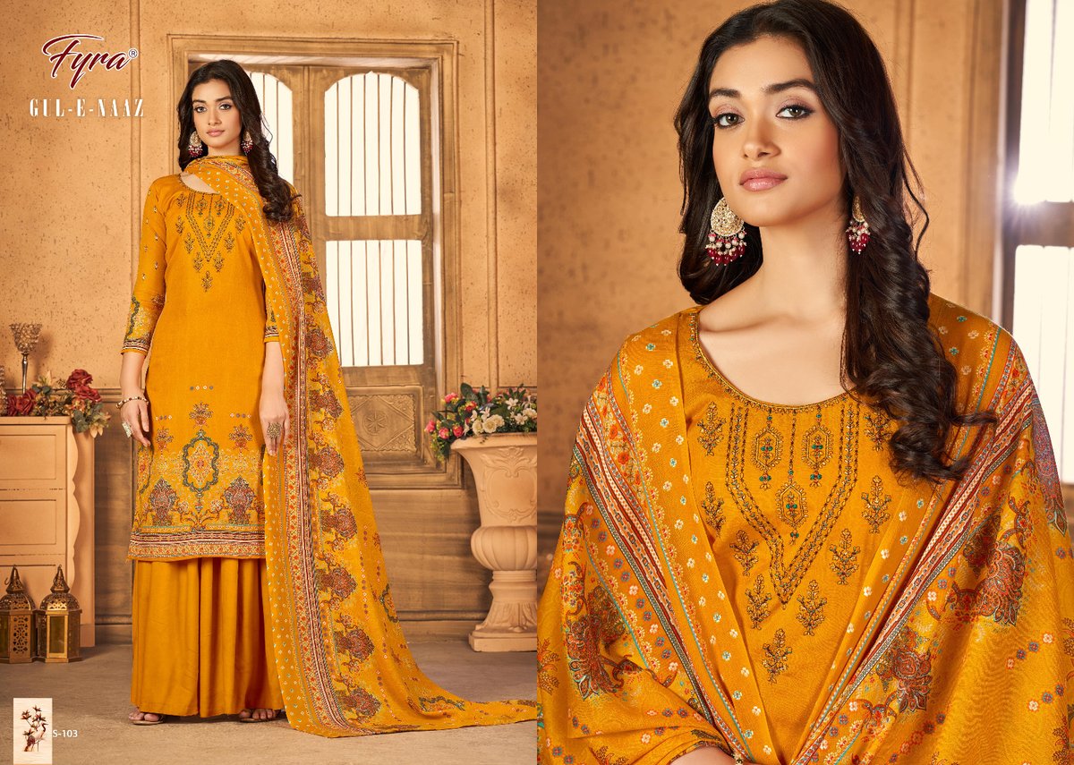 Alok Suit Fyra Gul-E-Naaz 101-110 Series 3