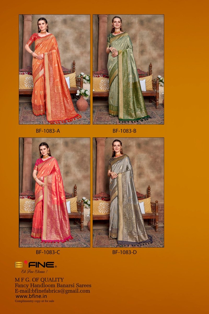 B Fine Saree Twinkle BF-1083 Colors 5