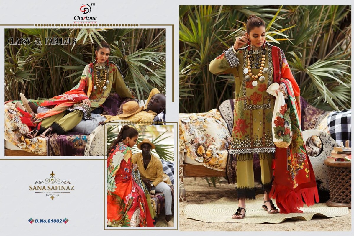 Charizma Designer Sana Safinaz 81001-81007 Series 2