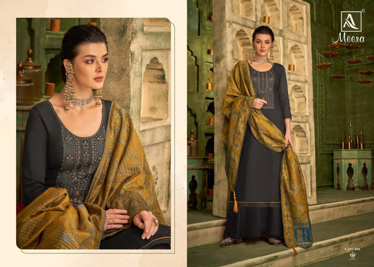 Alok Suits Meera 597-001 to 597-008 Series 6