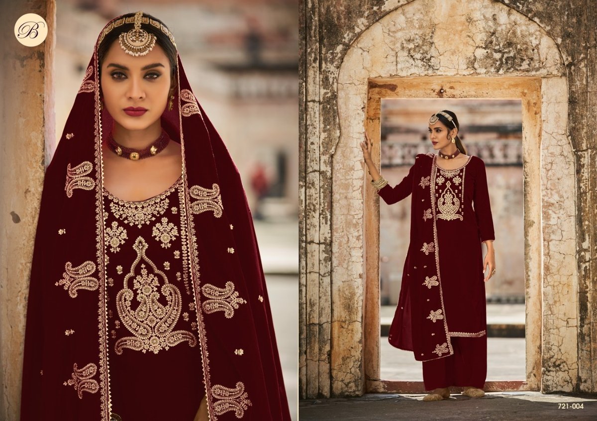 Belliza Designer Yuvika 721-001 To 721-006 Series 4