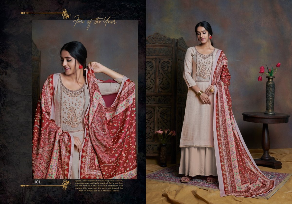 Bipson Prints Kashmiri Beauty 1100-1103 Series 2