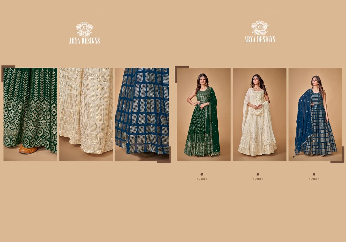 Arya Designs Zoya Vol-2 42001-42003 Series 4