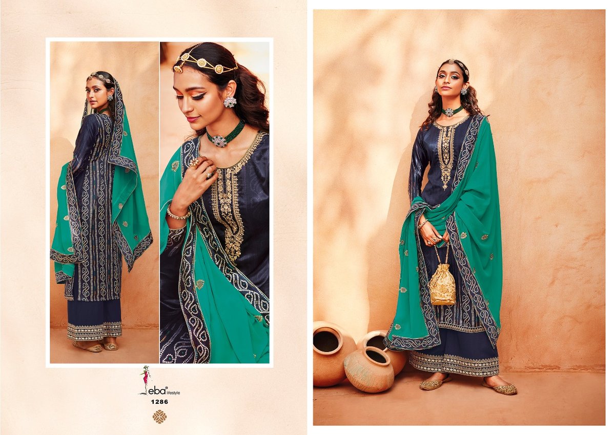 Eba Lifestyle Rang Bandhej Vol-2 1286-1291 Series 1