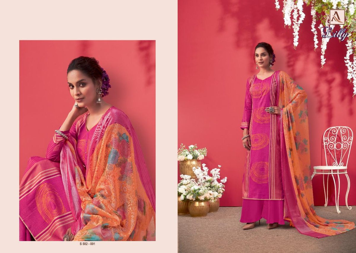 Alok Suits Lilly 582-001 to 582-010 Series 1