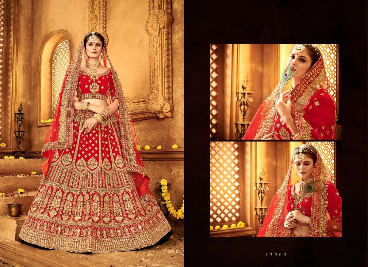 Bridal Designer Lehenga Choli 17501-17505 Series 9