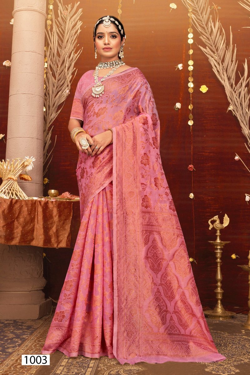 SAROJ SAREE ATLANTIC COTTON VOL-1 1001 TO 1006 3