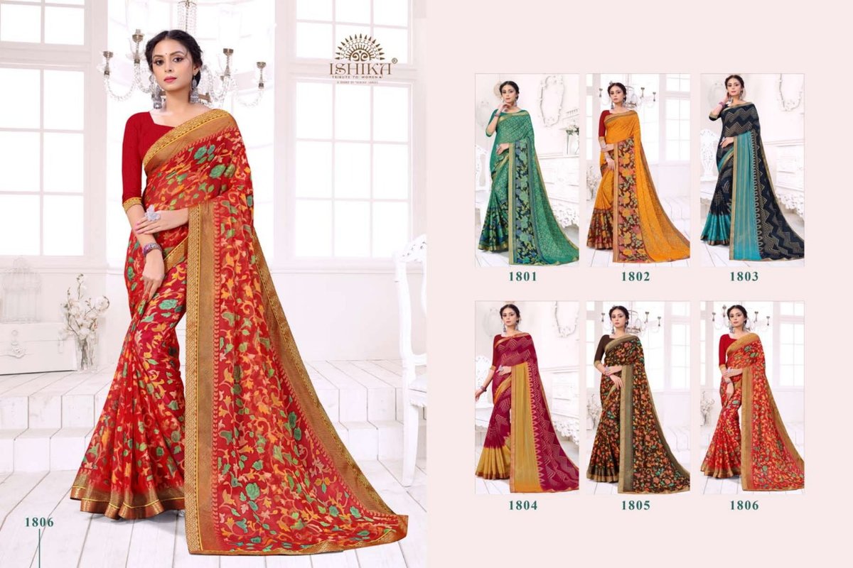 Ishika Saree Shivangi Brasso 1801-1806 Series 5