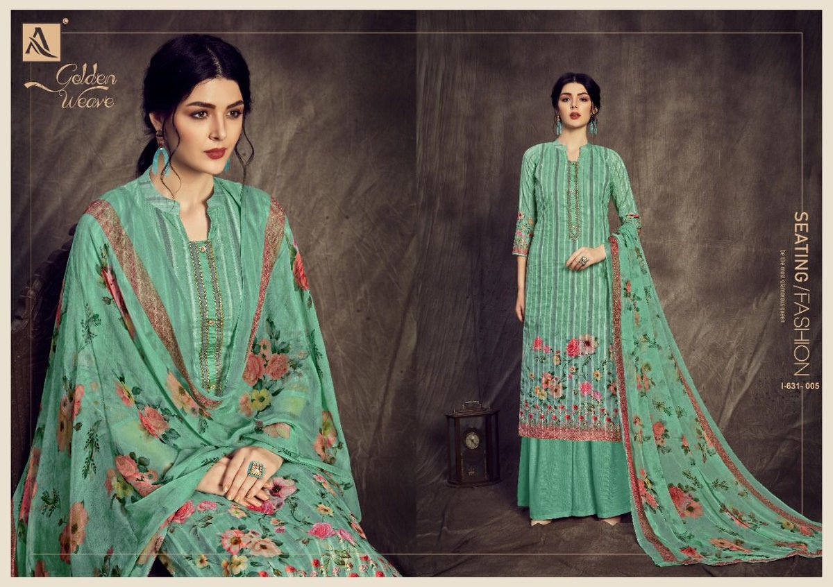 Alok Suits Golden Weave 1631-001 to 1631-008 Series 5