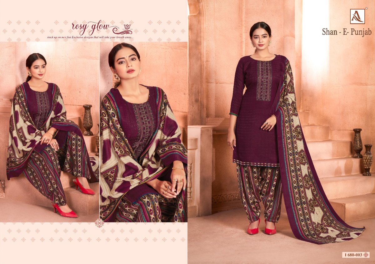Alok Suits Shan E Punjab 680-001-680-010 Series 3