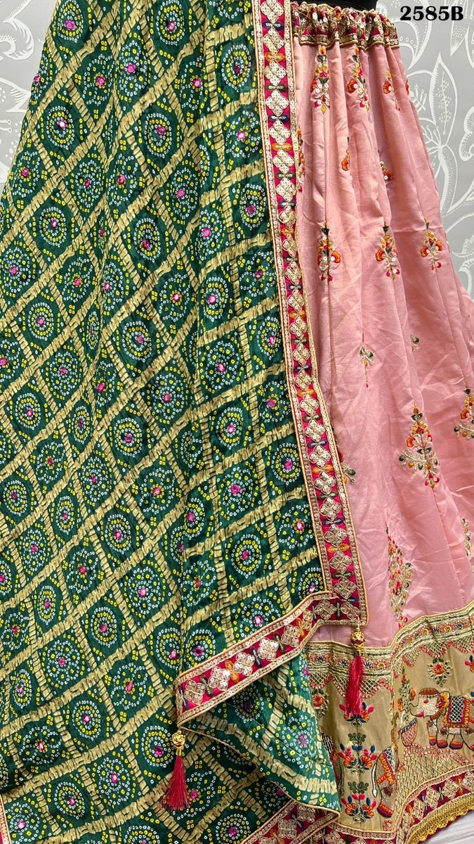 Anjani Art Designer Silk Lehenga 2585 Colors 8