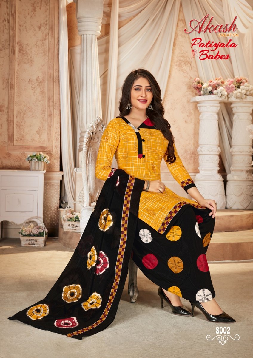 Akash Creation Patiyala Babes Vol-8 8001-8010 Series 2