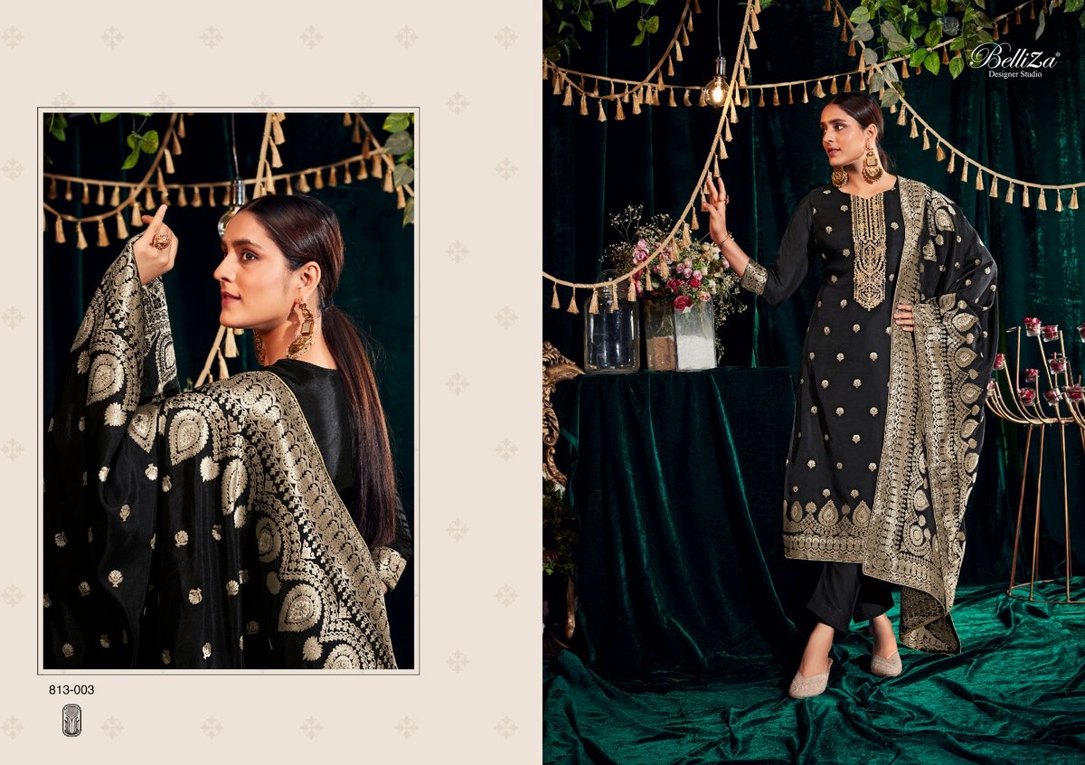 Belliza Designer Rang Veda 813-001 to 813-006 Series 3