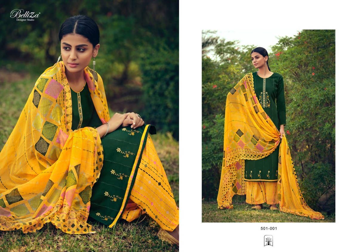 Belliza Designer Nazar-Patiyala Vol-5 501-001-501-010 Series. 1