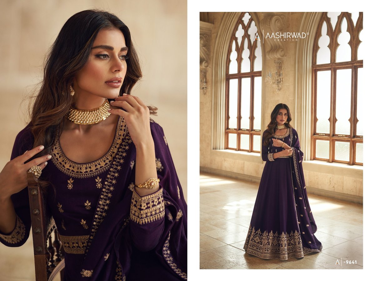 Aashirwad Creation Noorjaha 9641-9644 Series 1