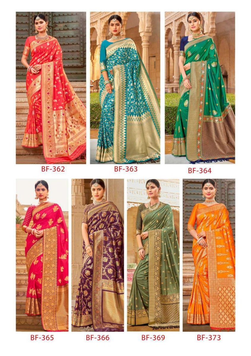 B Fine Saree Nazar 362-373 Series 8