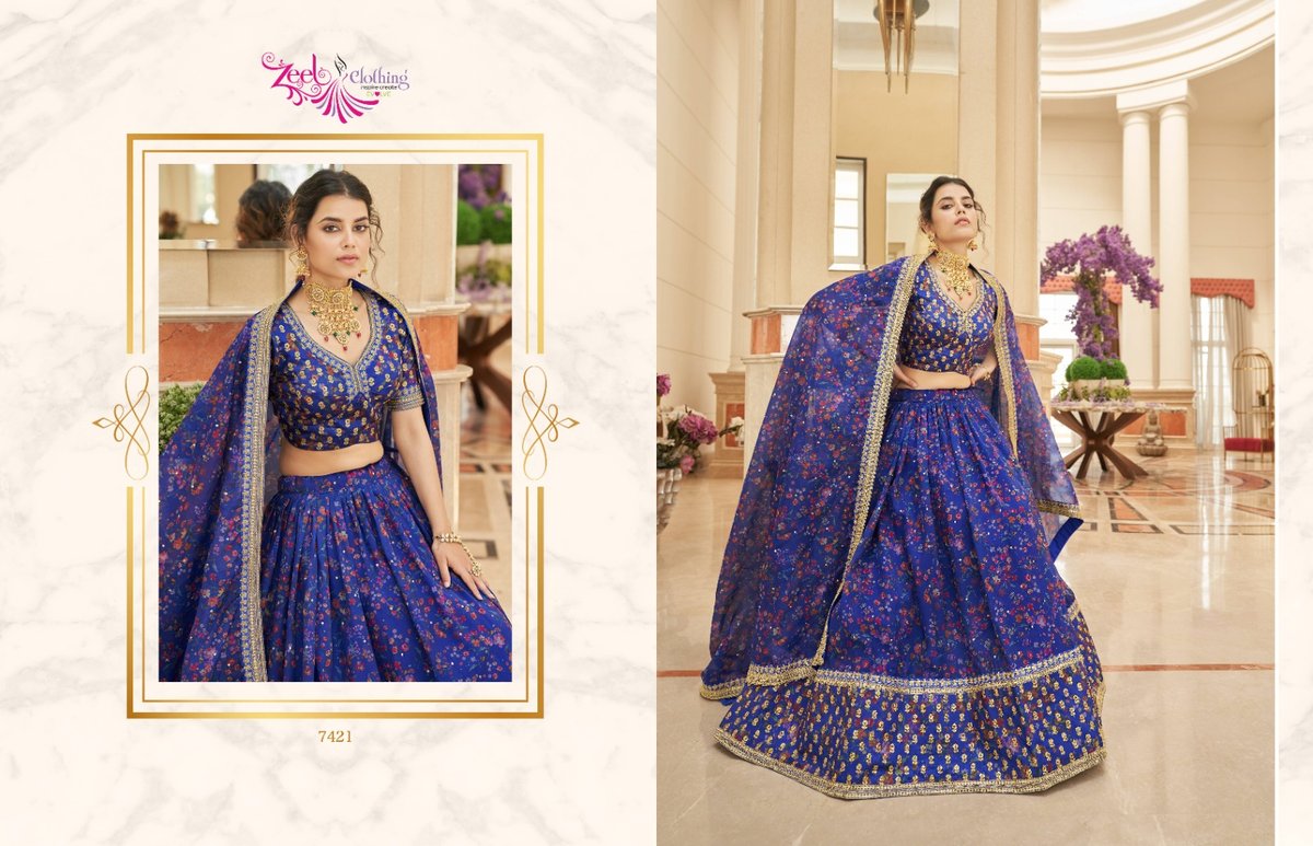 Zeel Clothing Cultural Vol-2 7419-7428 Series 3