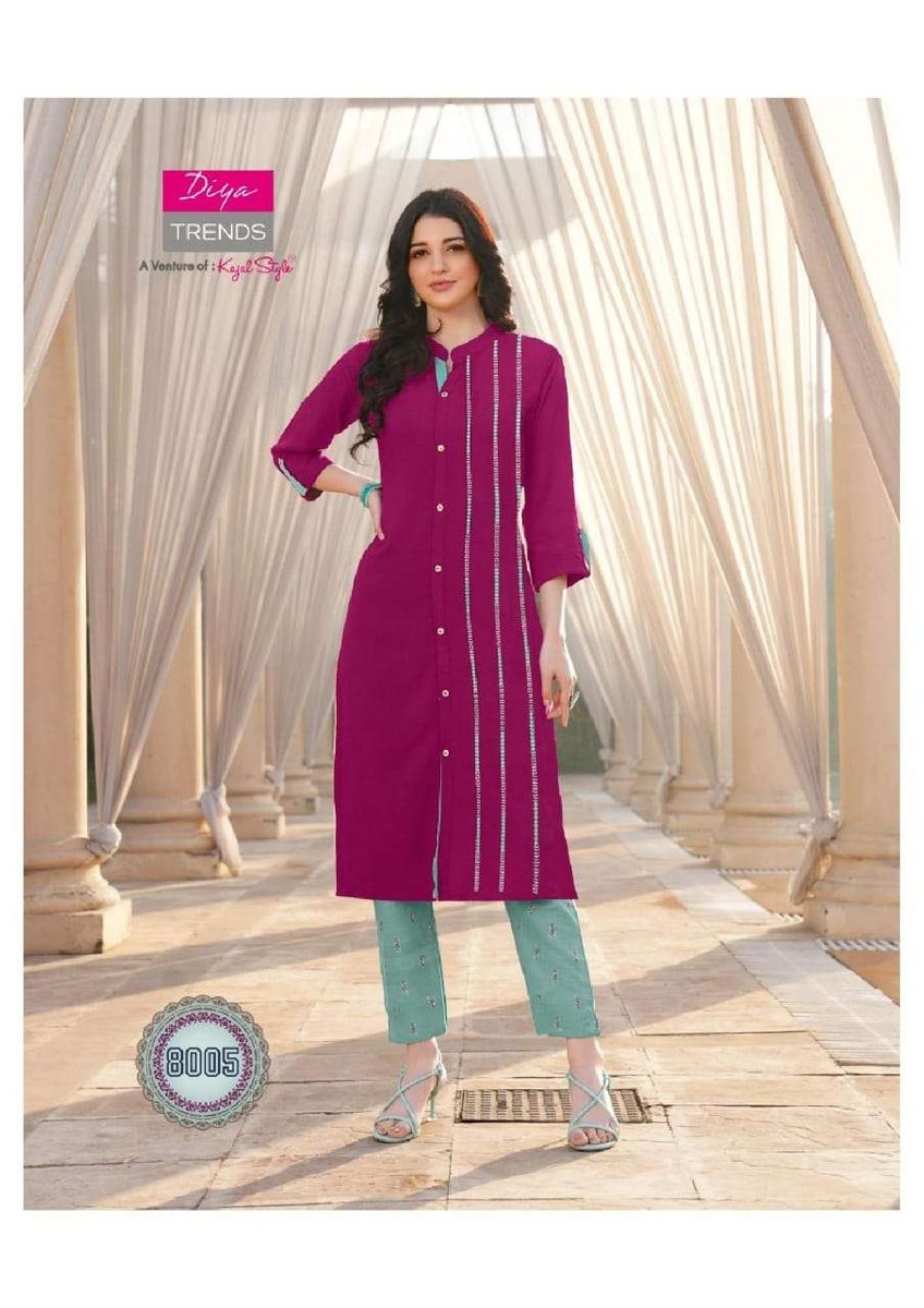 Diya Trends Biba's Vol-8 8001-8014 Series 5