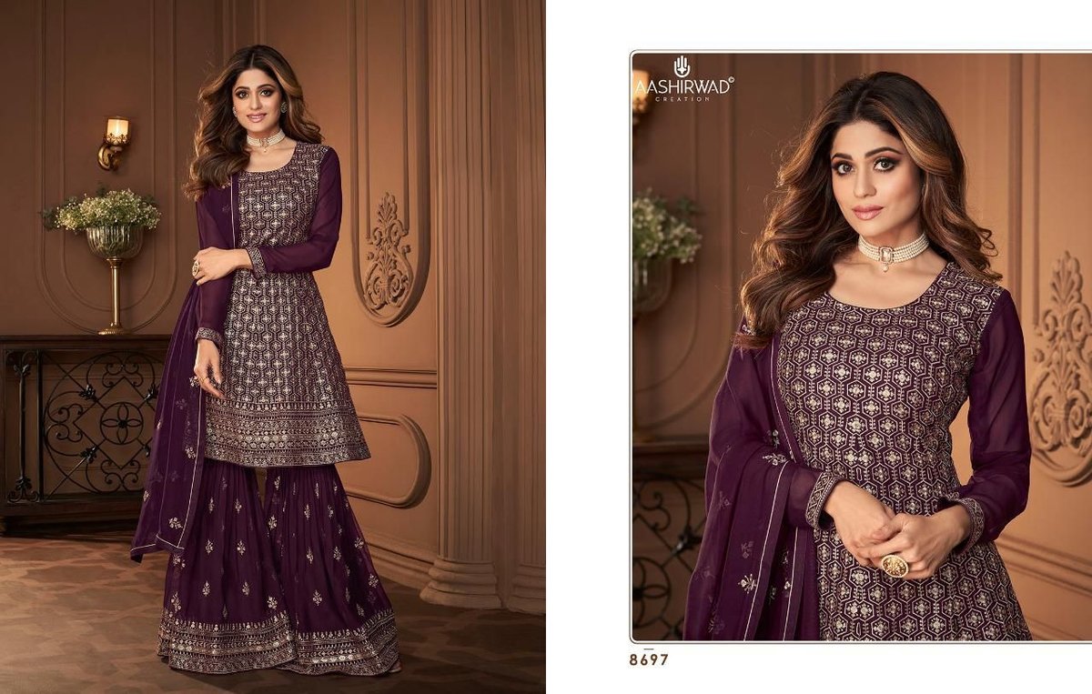 Aashirwad Creation Heroine 8694-8697 Series 4