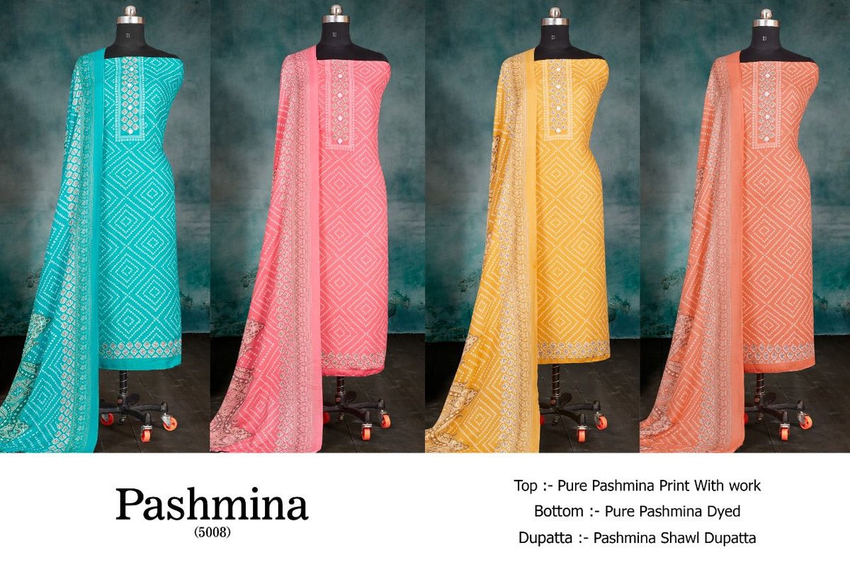 Bipson Prints Pashmina 5008 Colors 5