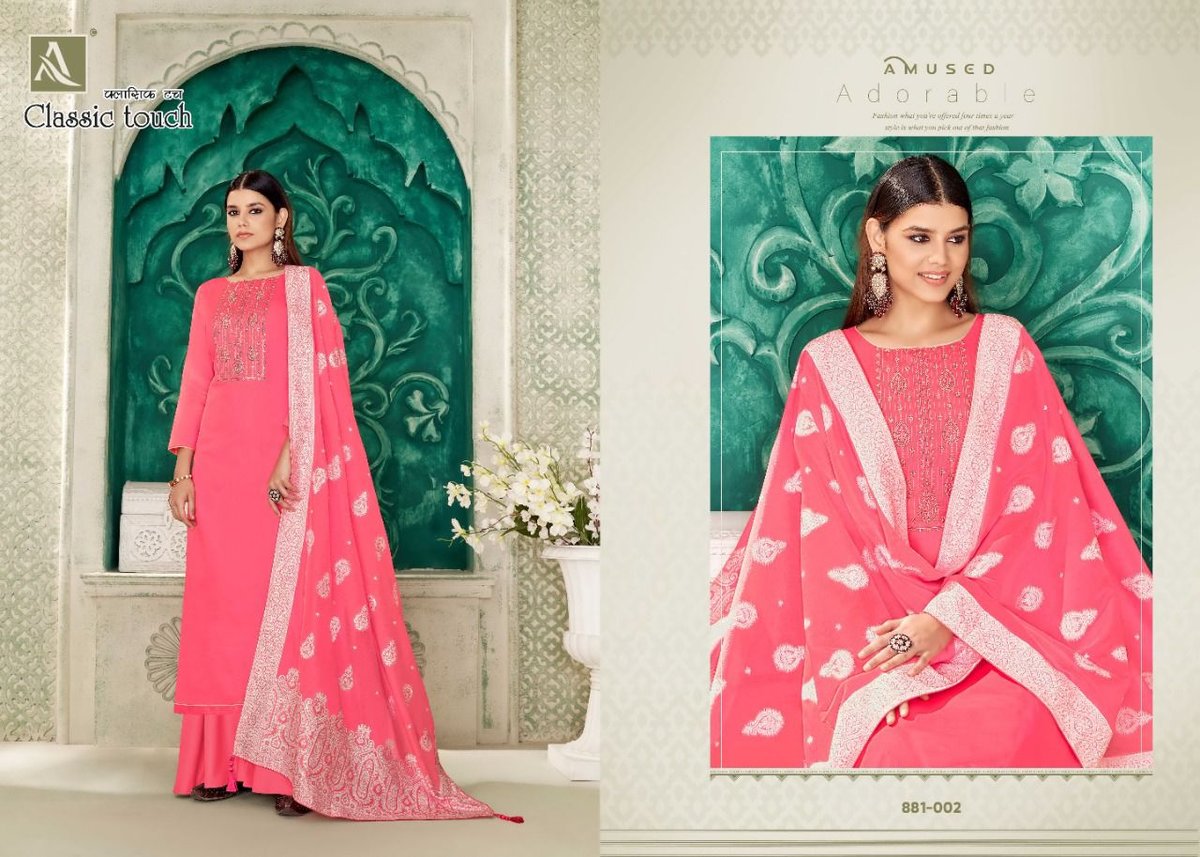 Alok Suit Classic Touch 881-001 to 881-008 Series 2