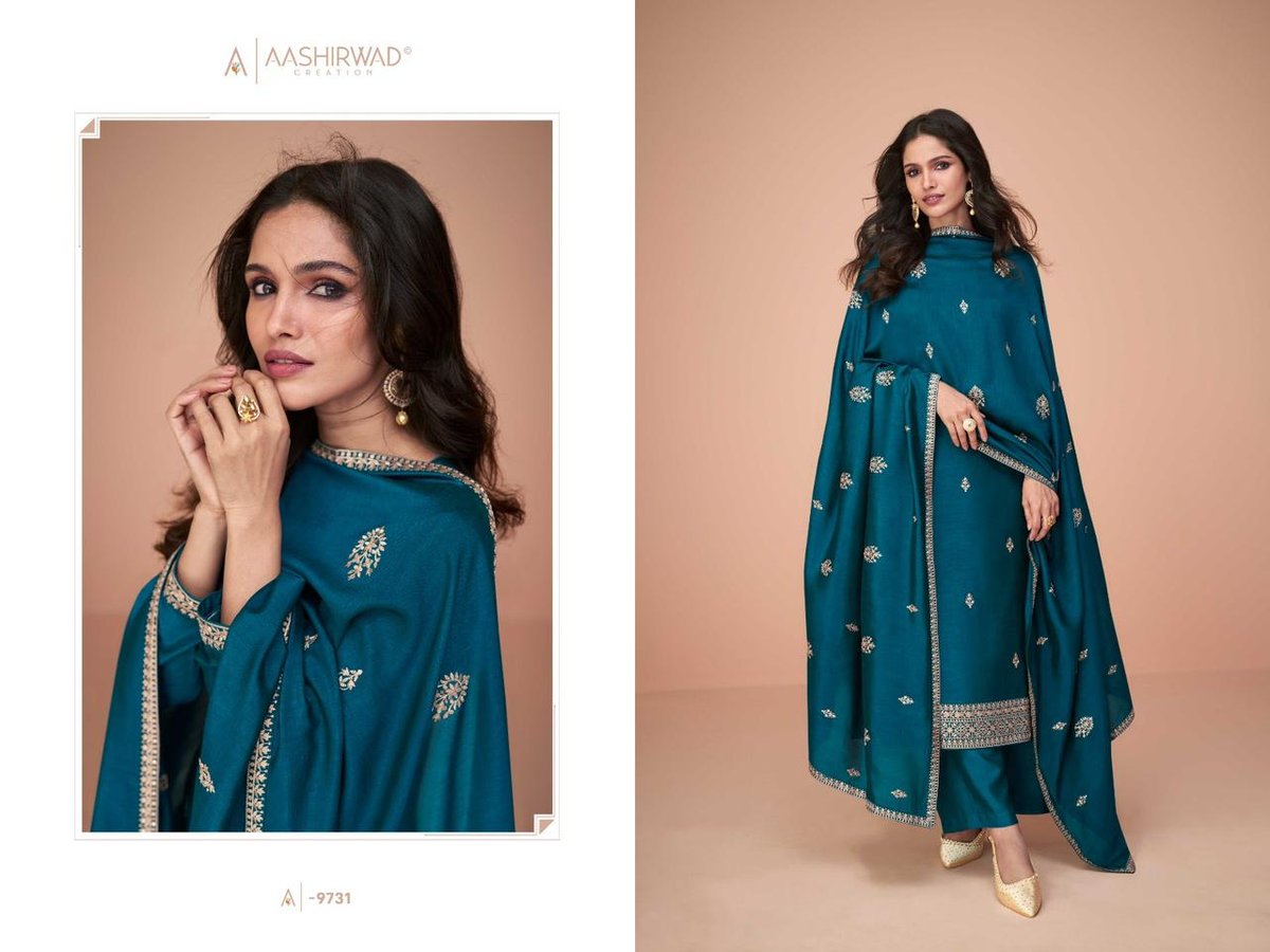 Aashirwad Creation Gulkand Hiva 9728-9732 Series 4
