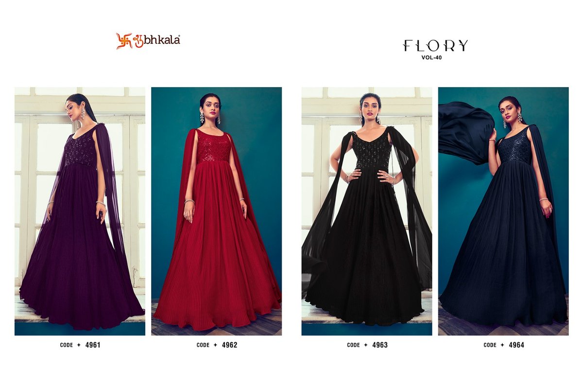 Shubhkala Flory Vol-40 4961-4964 Series 5