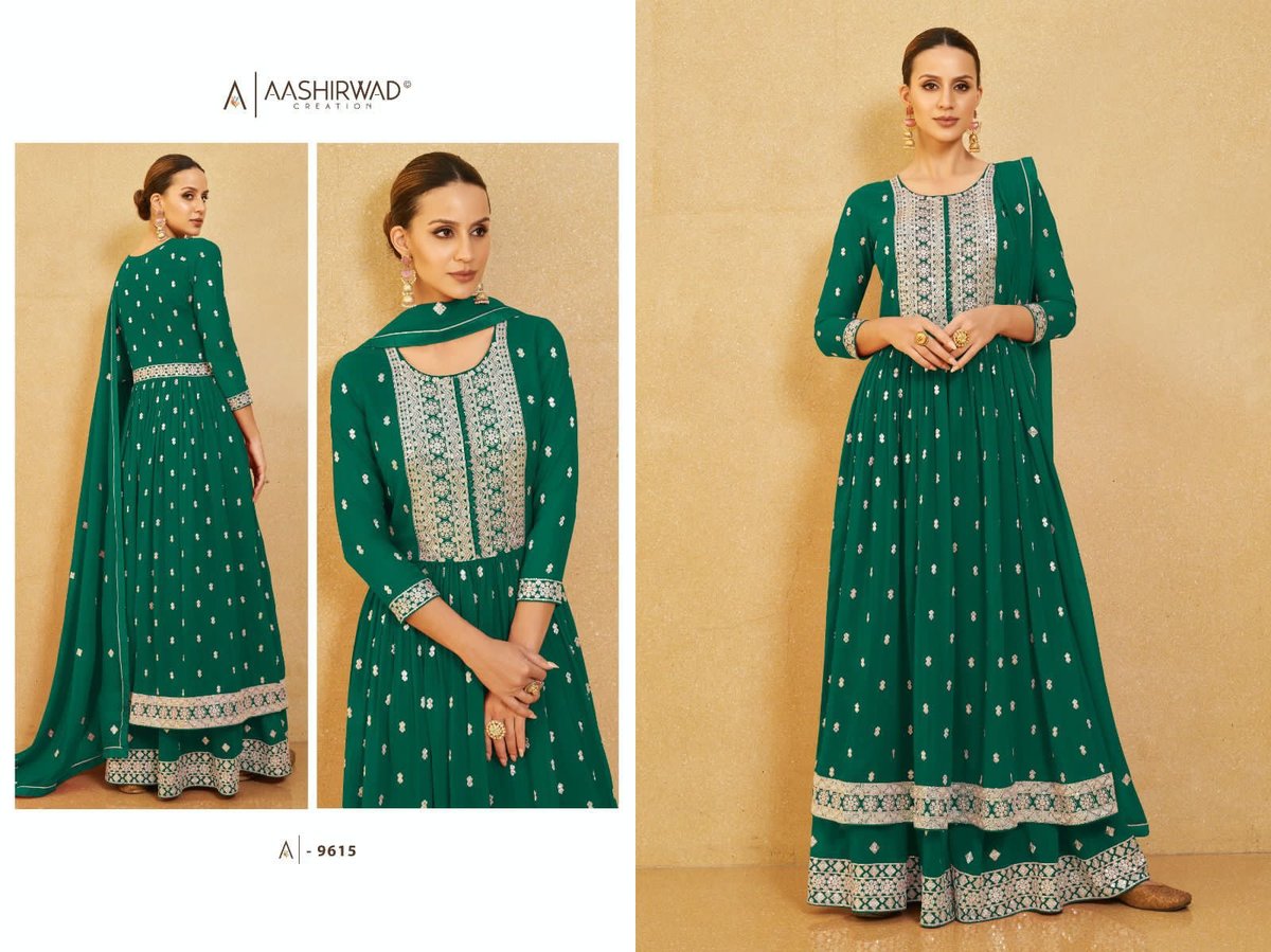 Aashirwad Creation Nura 9613-9617 Series 3