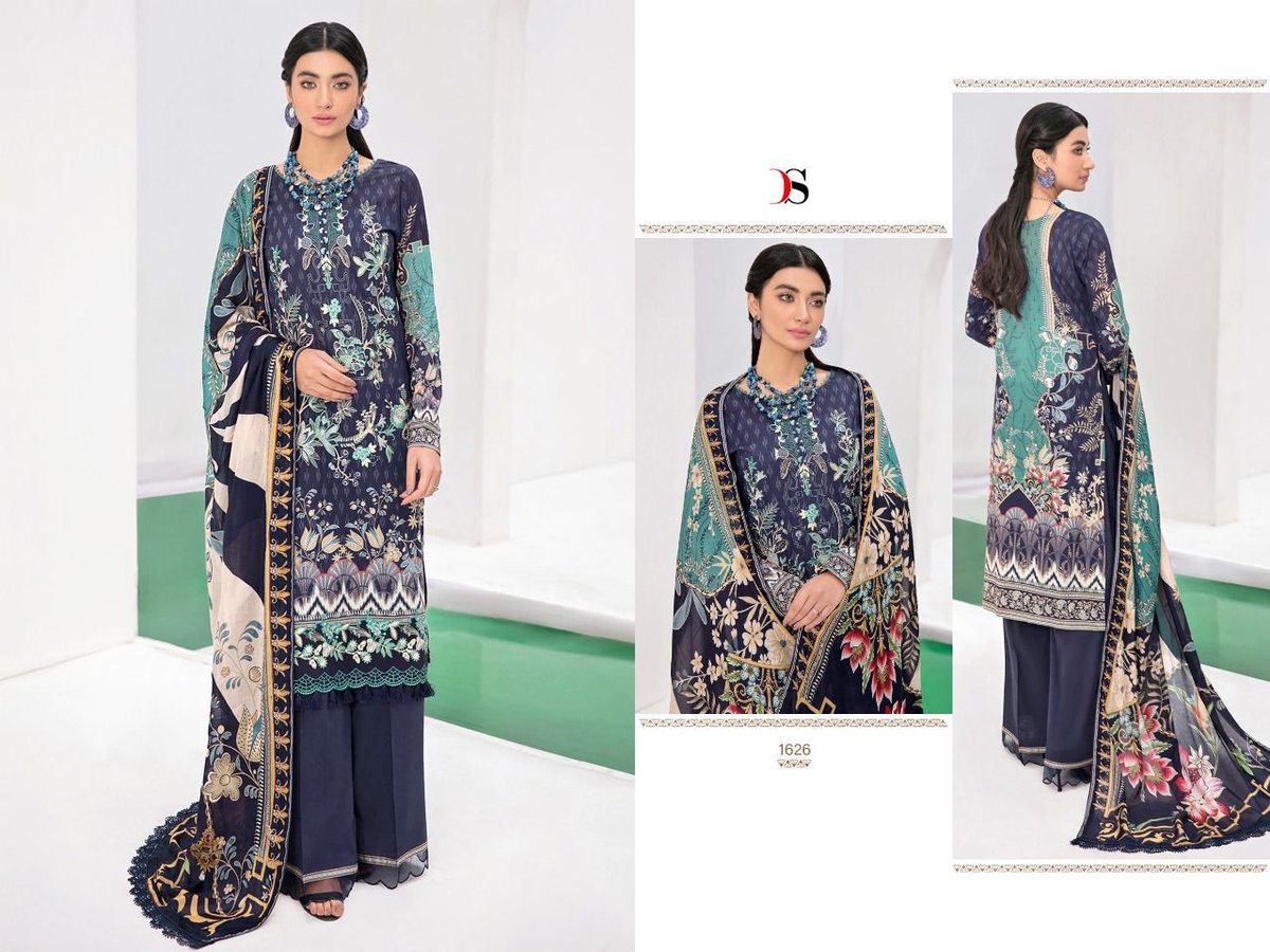 Deepsy Suits Cheveron Lawn 22 Vol-2 1621-1626 Series 6