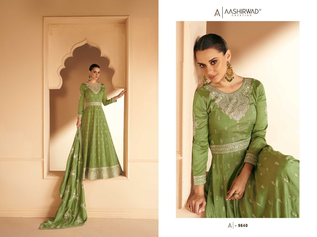 Aashirwad Creation Gulkand Safar 9636-9640 Series 5