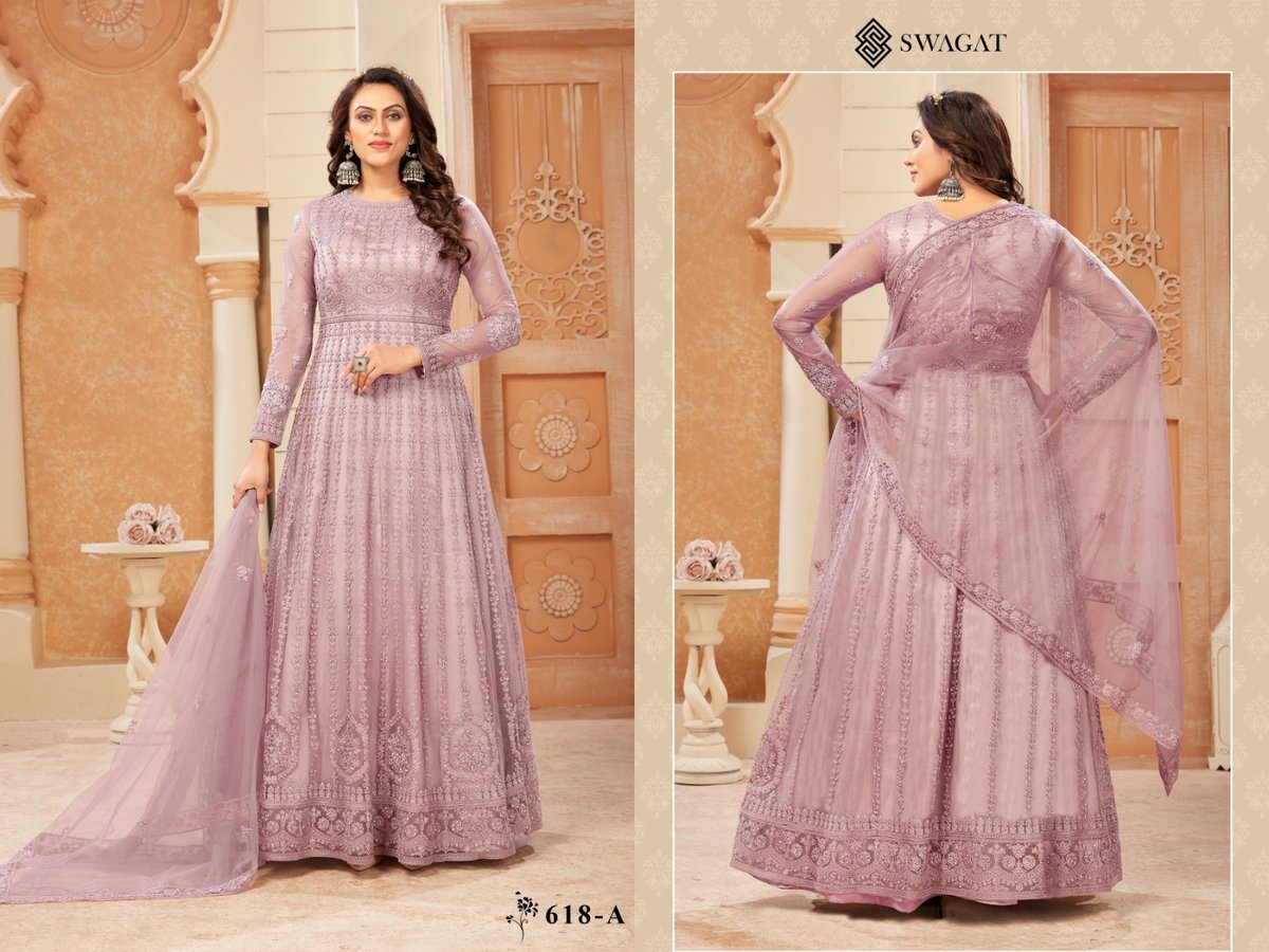 Swagat Designer Suit 618 Colors 1