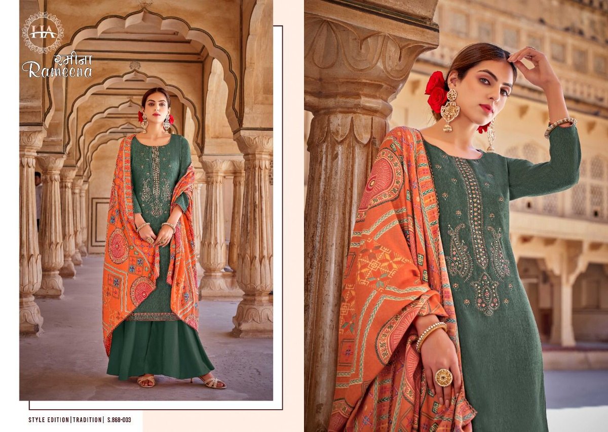 Harshit Fashion Rameena 868-001 to 868-010 Series 3