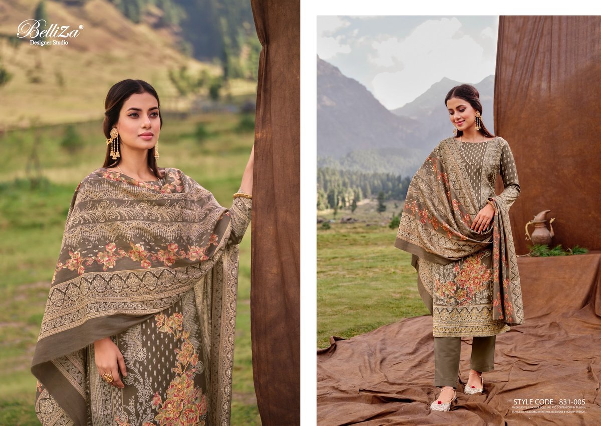 Belliza Designer Khwaab 831-001 to 831-008 Series 5