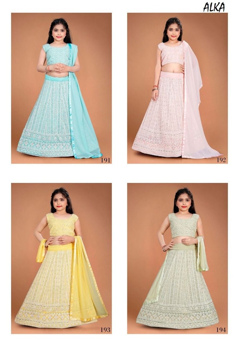 Alka Children Wear Vol-21 191-194 Series 9