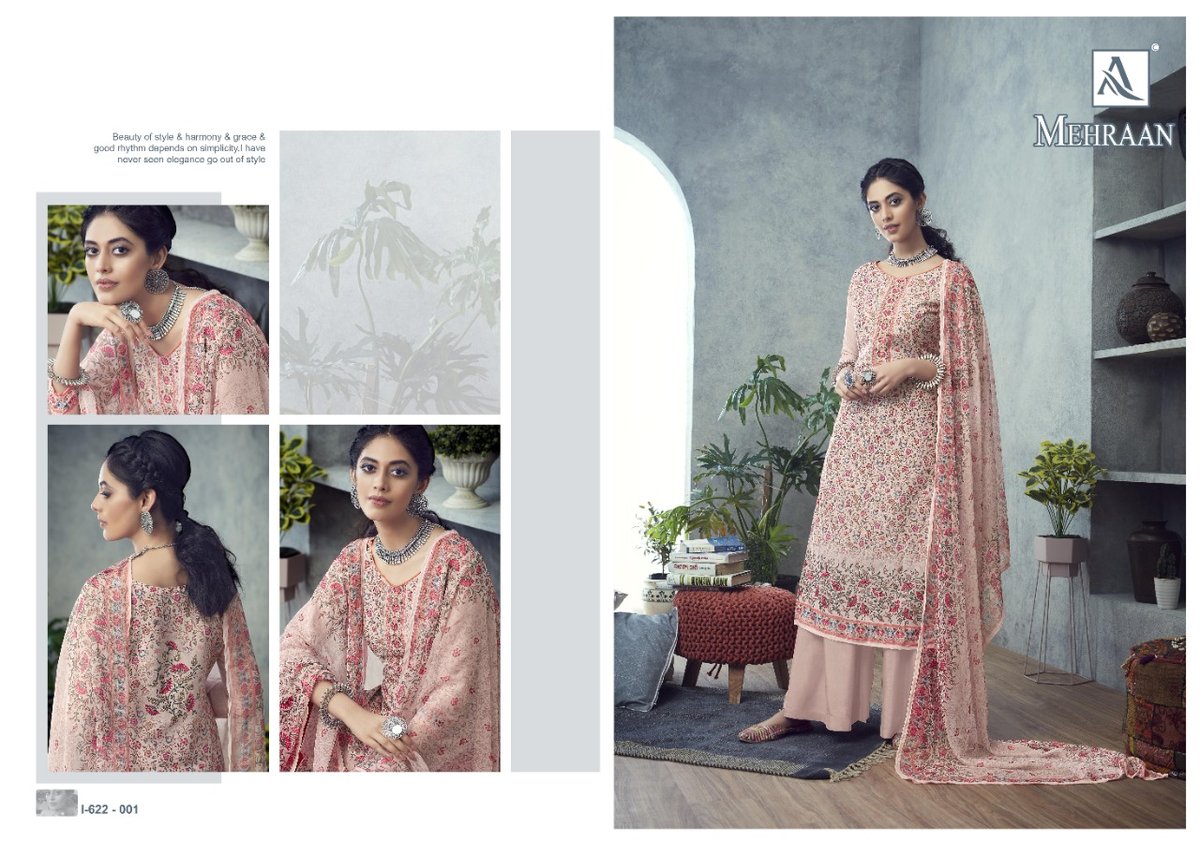 Alok Suit Mehraan 1622-001 To 1622-008 Series 1