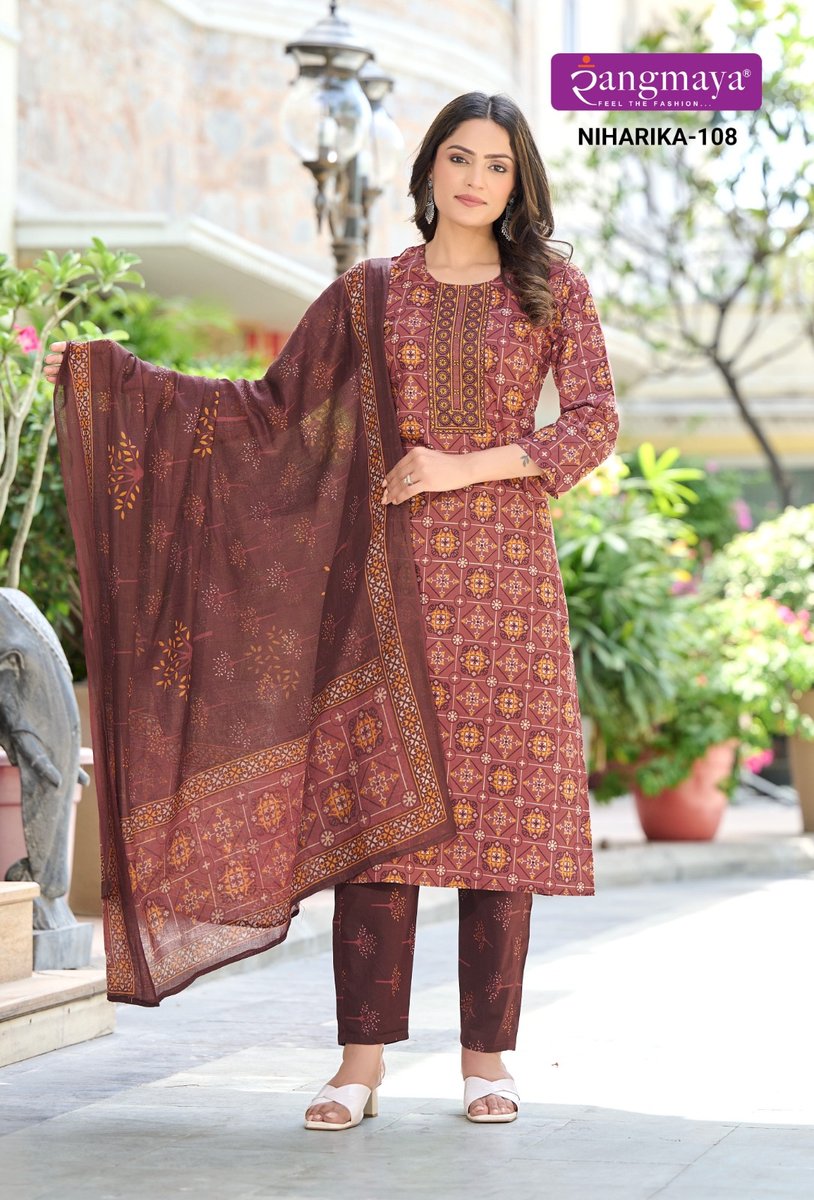 RANGMAYA FASHION NIHARIKA 101 TO 108 8