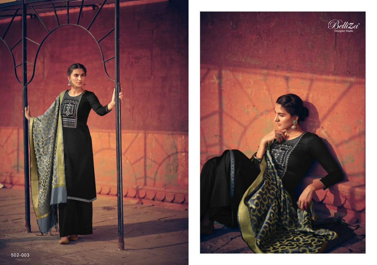 Belliza Designer Banaras 502-001-502-008 Series. 3