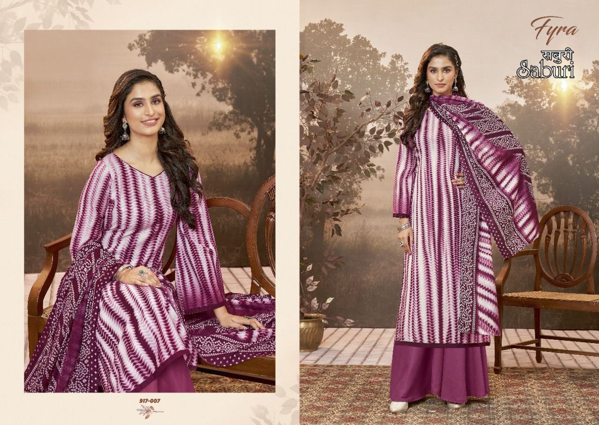 Alok Suit Fyra Saburi 917-001 to 917-010 Series 7