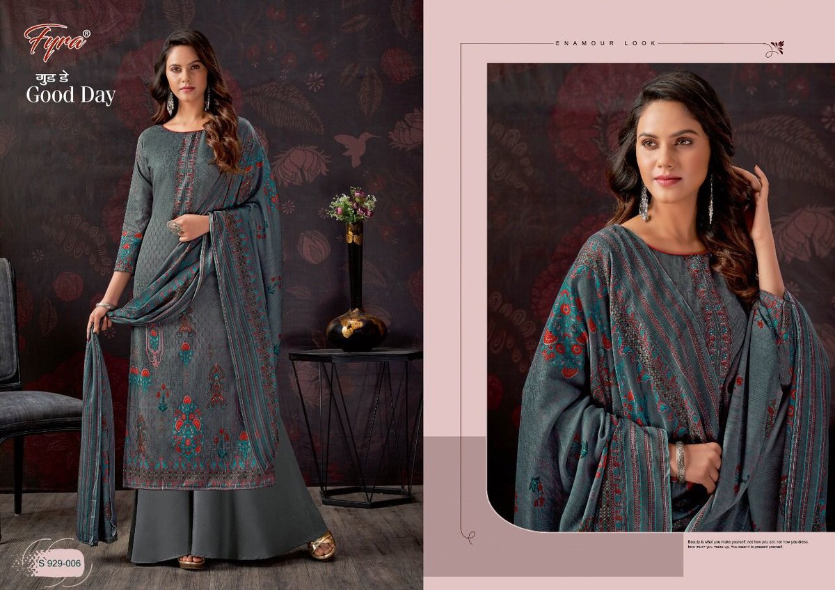 Alok Suit Fyra Good Day 929-001 to 929-010 Series 6