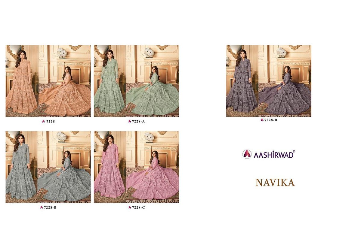 Aashirwad Creation Navika 7228 Colors 6