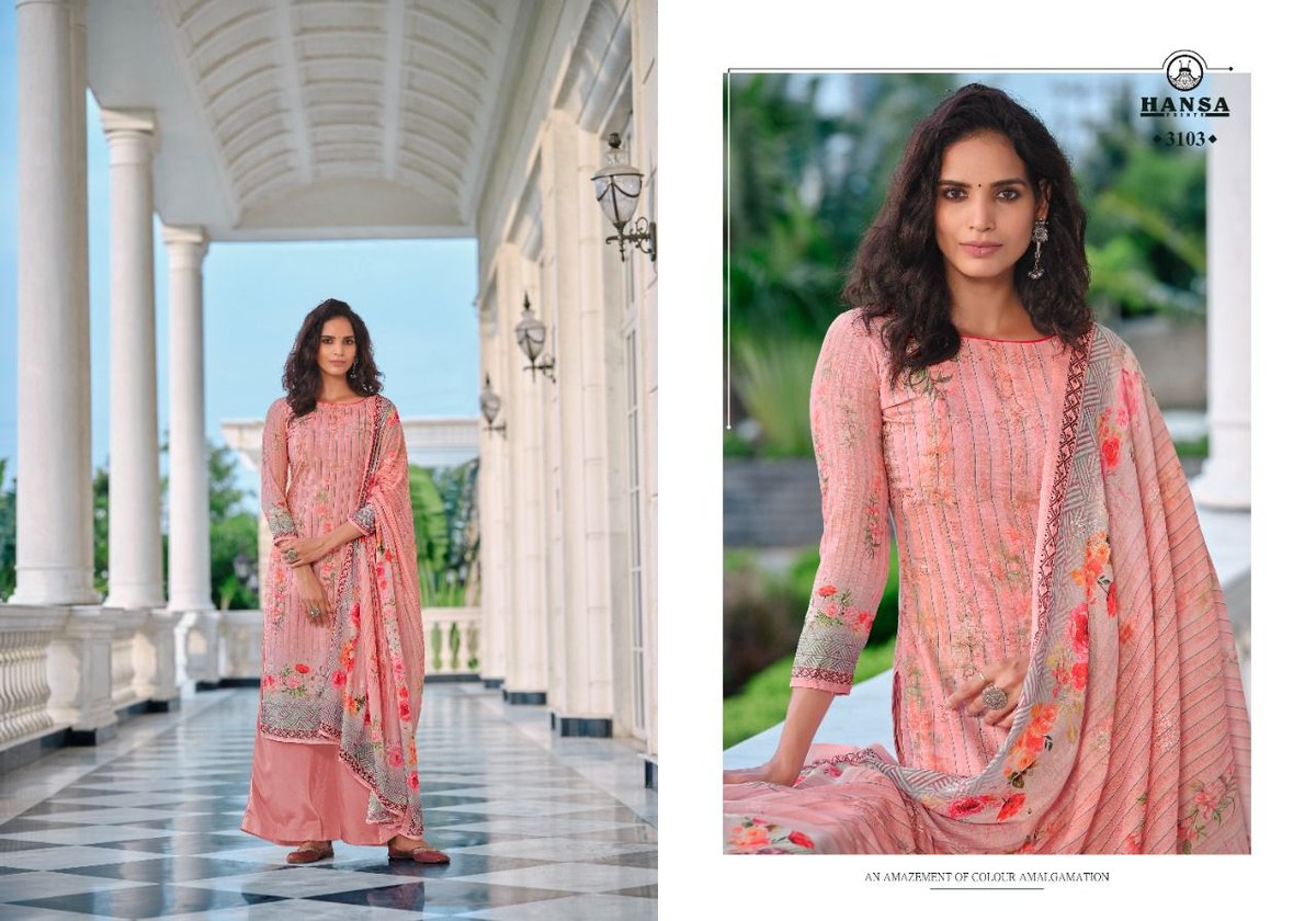 Hansa Prints Hidaya Suvarna 3101-3106 Series 3