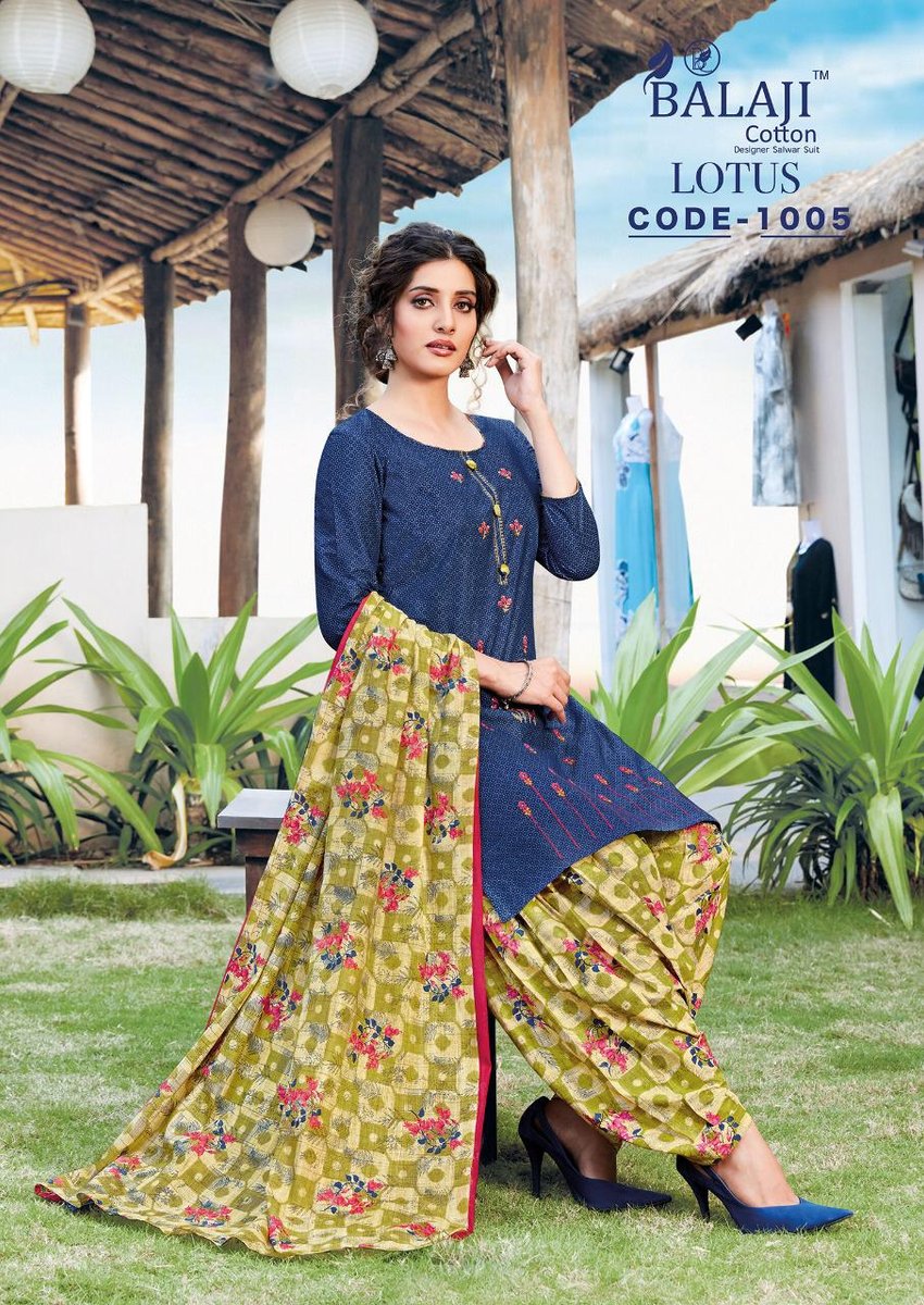 Balaji Cotton Lotus Vol-1 1001-1012 Series 5