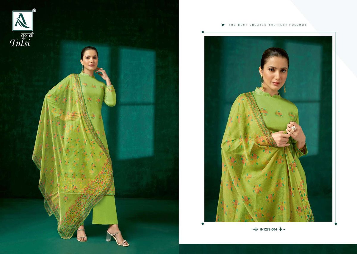 Alok Suit Tulsi 1279-001 to 1279-005 Series 4