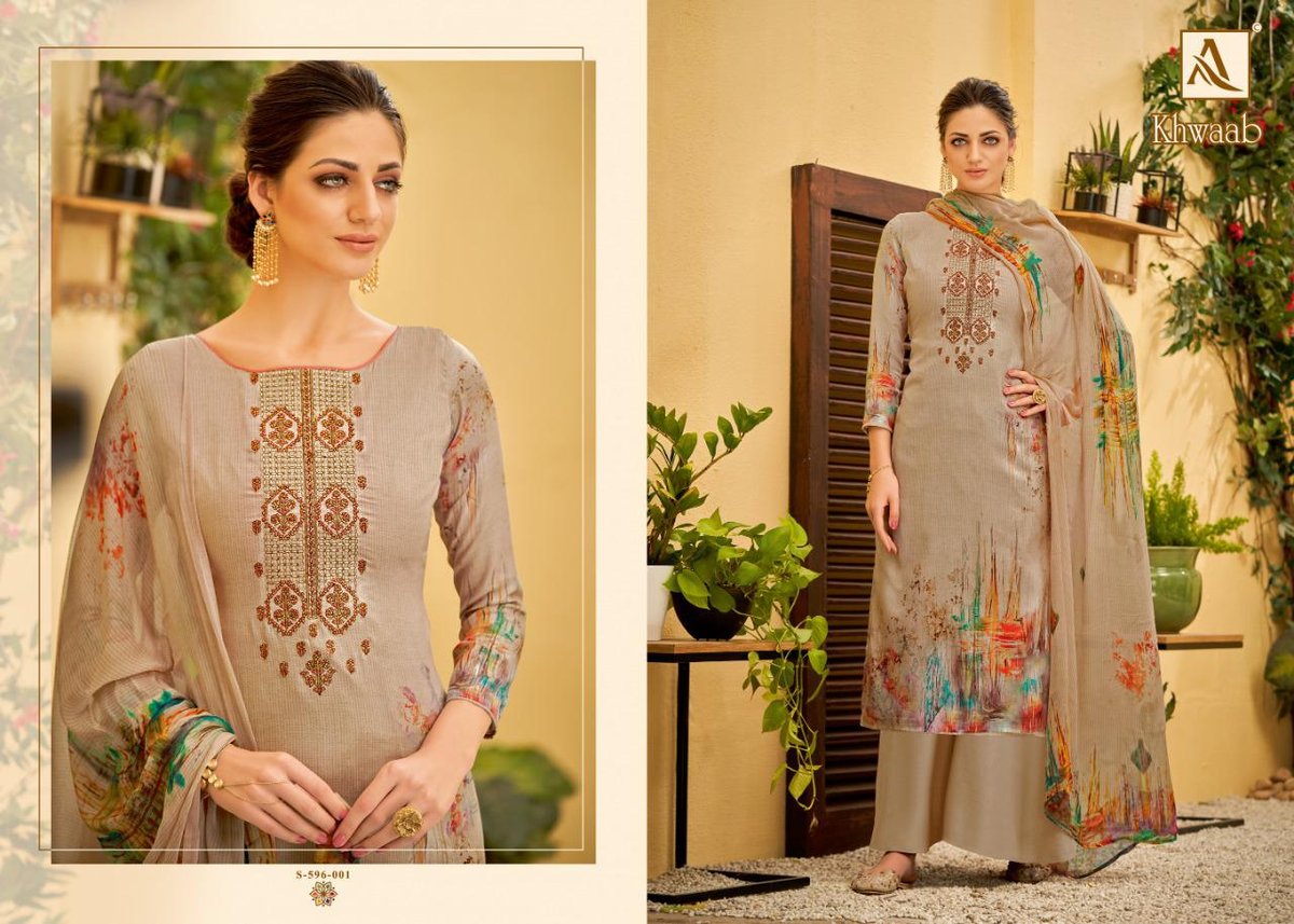 Alok Suits Khwaab 596-001 to 596-010 Series 1